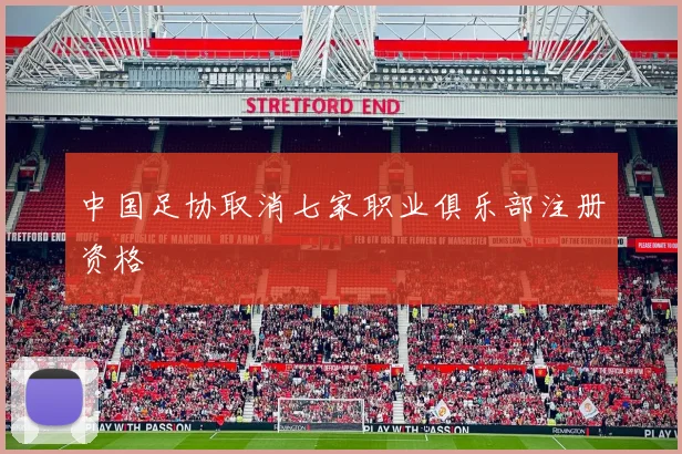 中国足协取消七家职业俱乐部注册资格