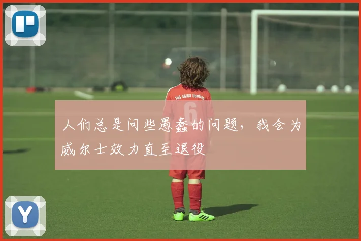 人们总是问些愚蠢的问题，我会为威尔士效力直至退役