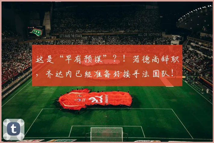 这是“早有预谋”？！若德尚辞职，齐达内已经准备好接手法国队！